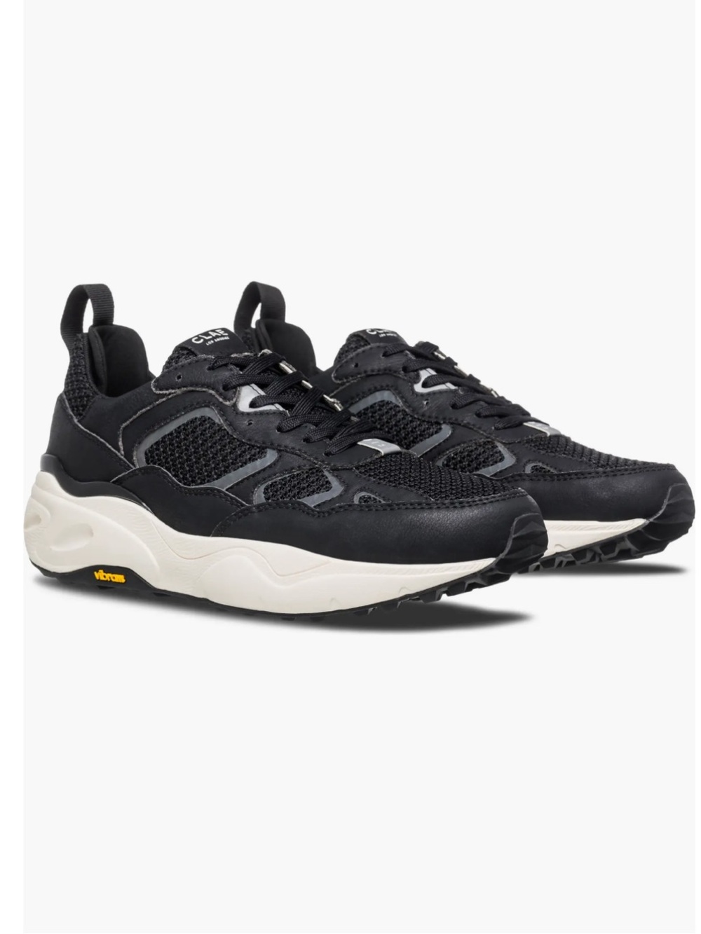 CLAE Salazar Men’s Black Leather Sneakers